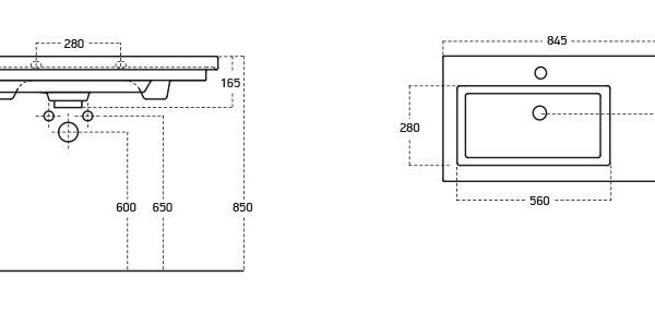 SK-T-DATA-85 Drop CALYPSO 85 WHITE