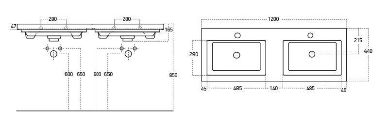 LISIK-T-DATA-120 Drop CALYPSO 120 WHITE