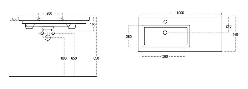 SK-T-DATA-100 Drop CALYPSO 100 WHITE