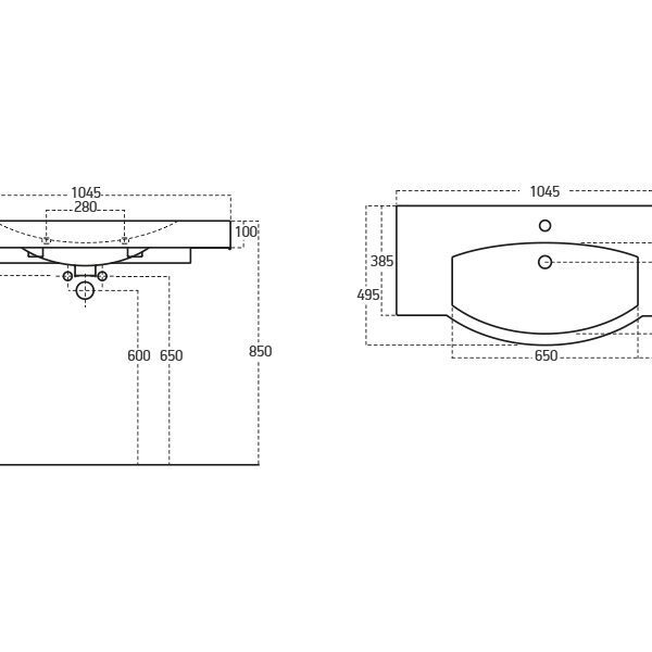 Drop KEA 105 PL WOOD