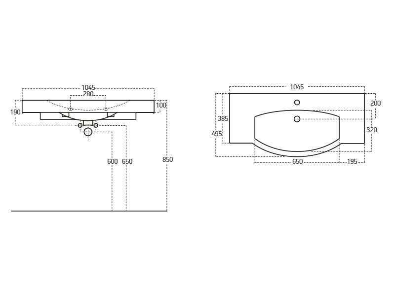 Drop KEA 105 PL WOOD