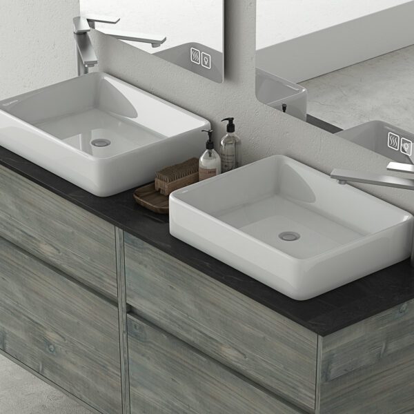 DROP INSTINCT 150 SMOKED OAK ΜΕ ΦΩΤΙΖΟΜΕΝΟ ΚΑΘΡΕΠΤΗ LED