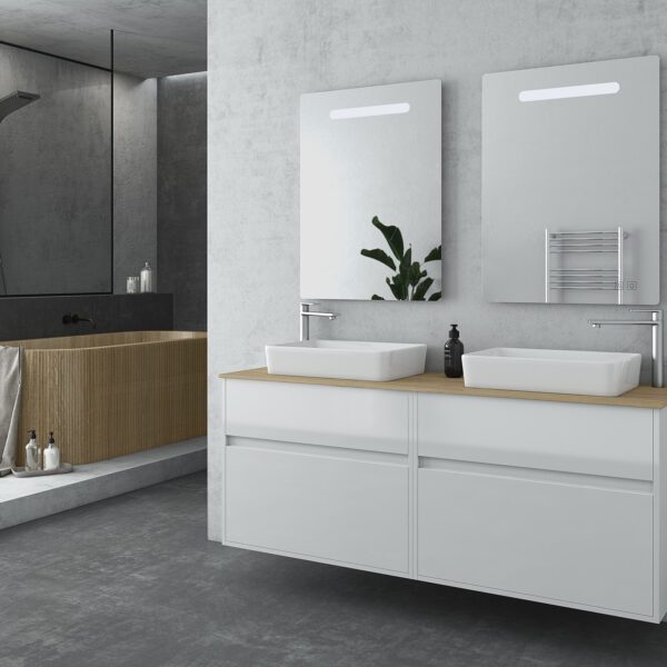 DROP INSTINCT 150 WHITE ΜΕ ΦΩΤΙΖΟΜΕΝΟ ΚΑΘΡΕΠΤΗ LED