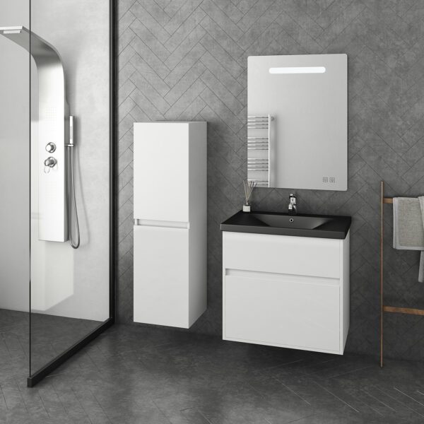 DROP INSTINCT 65 WHITE BL ΜΕ ΦΩΤΙΖΟΜΕΝΟ ΚΑΘΡΕΠΤΗ LED