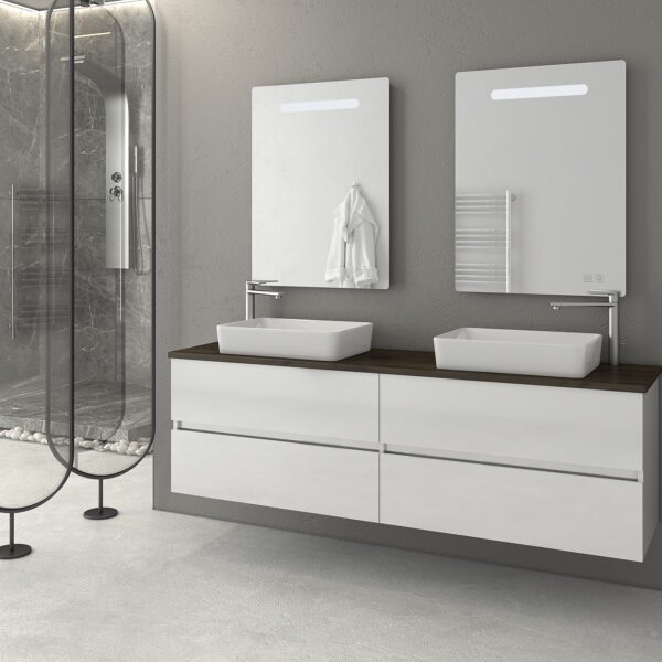 Luxus-160_white_ultra DROP LUXUS 160 WHITE ΦΩΤΙΖΟΜΕΝΟΣ ΚΑΘΡΕΠΤΗΣ LED