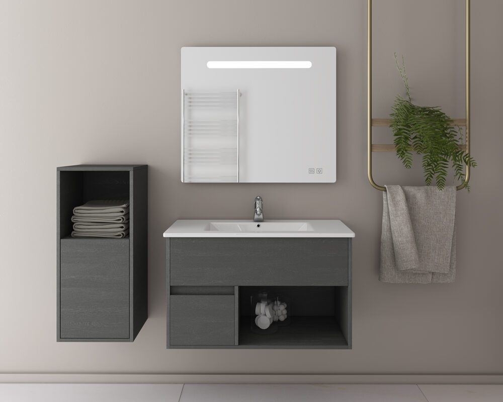 DROP SORRENTO 85 GRAPHITE ΦΩΤΙΖΟΜΕΝΟΣ ΚΑΘΡΕΠΤΗΣ LED