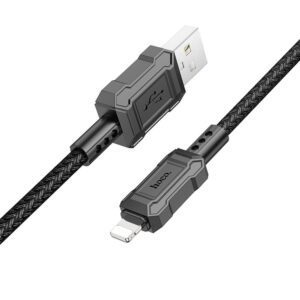 Cable USB A to Lightning Hoco 2,4A 1 m X94 black