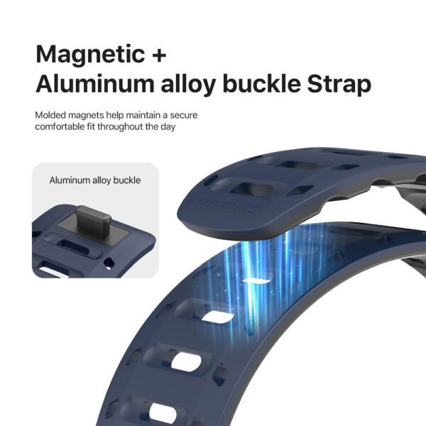 00591dae4ab025bb7d25711b7bf8a324 DUX DUCIS strap CS magnetic silicone for Apple Watch 42/44/45/46/49mm blue black