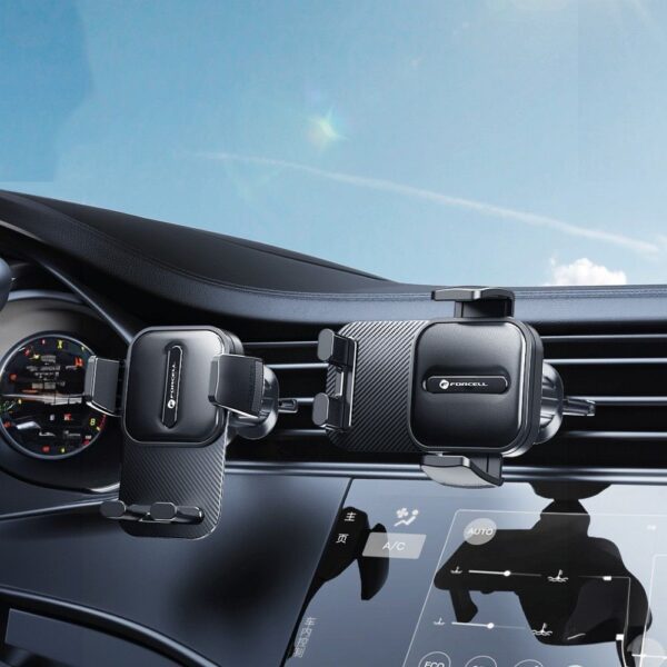 050275ecdba5aec2986a52d9157e6367 FORCELL F-GRIP GuardianAV car holder for air vent black