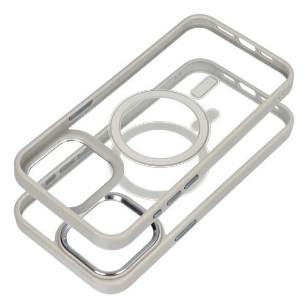 05326a05ebef79a6ae3954406e3cbb42 COLOR EDGE MAG COVER case compatible with MagSafe for IPHONE 15 Pro Max titatnium grey