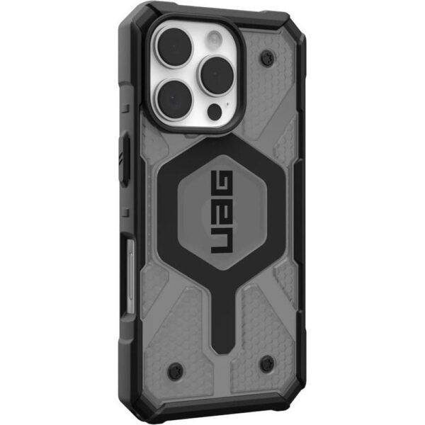 UAG Urban Armor Gear case PATHFINDER CLEAR compatible with MagSafe for IPHONE 16 Pro ash