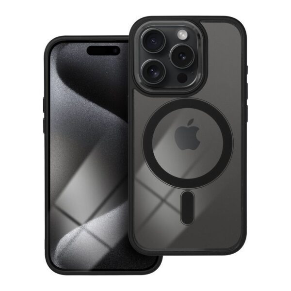 0e5479bd95c61e6912f0cba7ce91eaac COLOR EDGE MAG COVER case compatible with MagSafe for IPHONE 15 Pro black