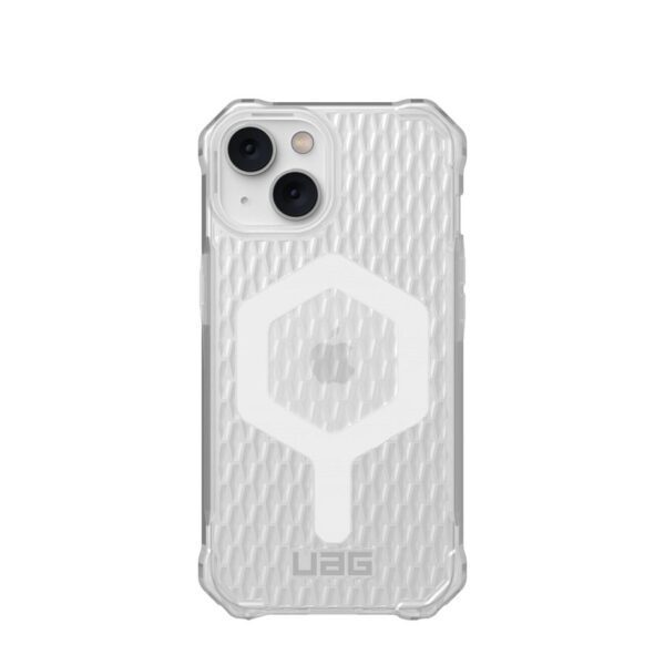 UAG Urban Armor Gear case ESSENTIAL ARMOR compatible with MagSafe for IPHONE 14 Plus frosted ice