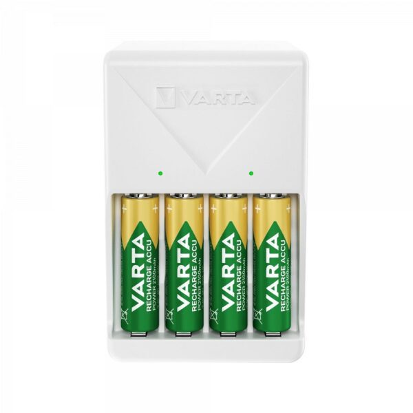 187f4d0dc8e29b5936f5350687c4d4ac VARTA PLUG CHARGER 57657 + 4 x rechargeable battery R6 (AA) 2100mAh