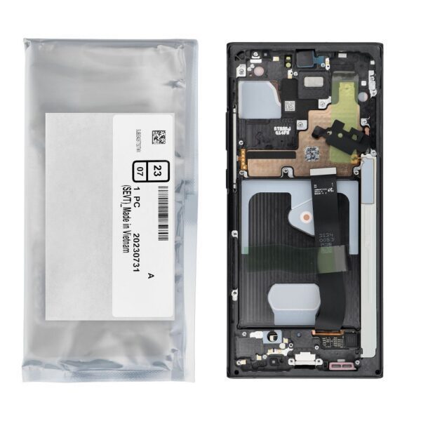 1bcb0c38c21893859ea41a045399c008 ServicePack LCD Display for SAMSUNG Note 20 Ultra 5G N986 / N985 GH82-31453A Mystic Black