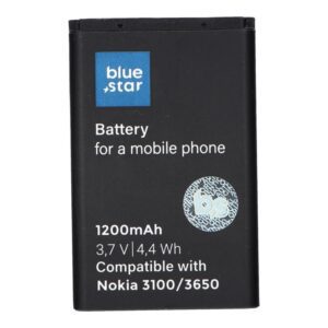 Battery for Nokia 3100 / 3650 / 6230 / 3110 Classic 1200 mAh Blue Star Premium