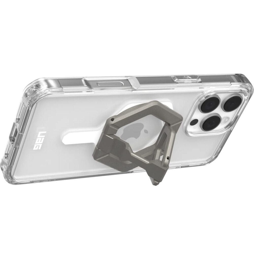 2a1bb2afe873357add8715e25dc57c1c UAG Urban Armor Gear case PLYO compatible with MagSafe and Magnetic Ring Stand for IPHONE 16 Pro Max ice-white / titanium