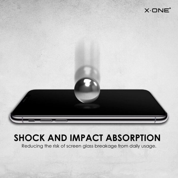 X-ONE Full Cover Extra Strong Matte - for iPhone 15/16 tempered glass 9H