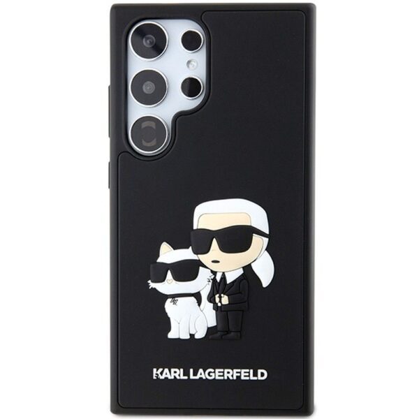 KARL LAGERFELD case for SAMSUNG S24 Ultra KLHCS24L3DRKCNK (3D RUBBER KC NFT) black