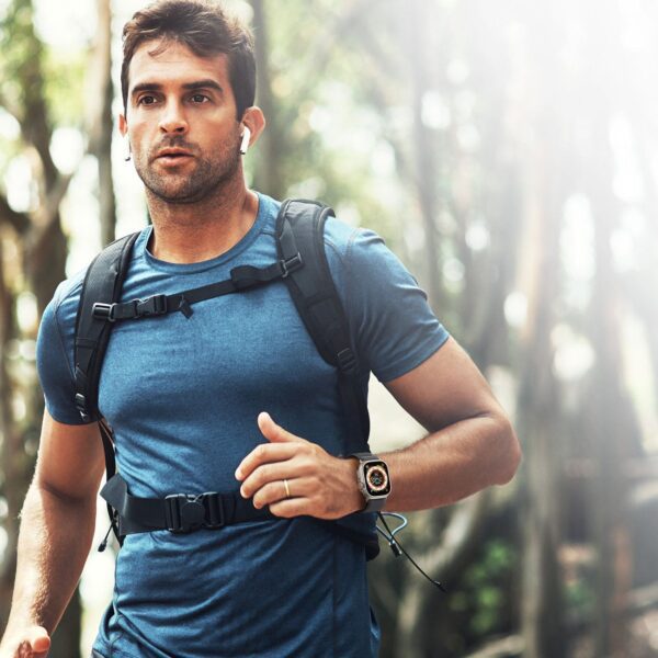 2bf278e2008a688188da23988397b5e9 DUX DUCIS strap YJ nylon for Apple Watch 42 / 44 / 45 / 49 mm black gray