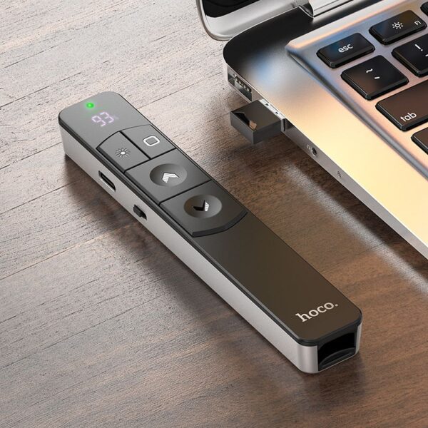 Wireless laser presenter Hoco bluetooth GM202 silver