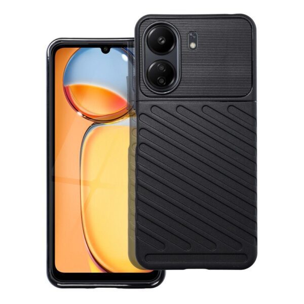 352e6acef8f86e7bf803878e38b36141 THUNDER case for XIAOMI Redmi 13C / POCO C65 black