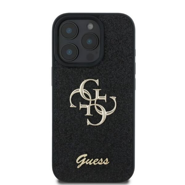36430114dfecbc55e3076deeb13fb516 GUESS case for IPHONE 16 Pro Max GUHCP16XHG4SGK (Fixed Glitter Big 4G) black