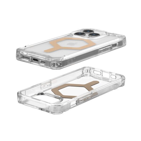 3689c414e3add9a5ba2e50c83ea77f3a UAG Urban Armor Gear case PLYO compatible with Magsafe for IPHONE 15 Pro ice gold
