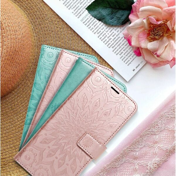 377d811de90befd1f9dc33260b5d05e2 MEZZO Book case for SAMSUNG S20 FE / S20 FE 5G mandala rose gold