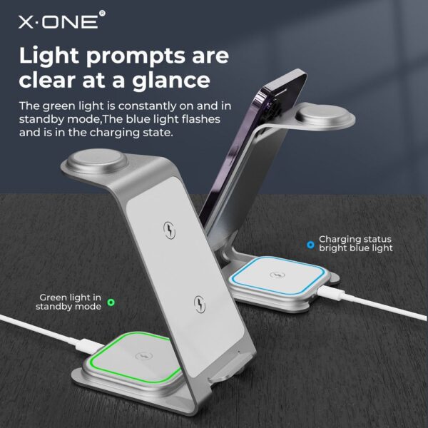 Wireless Charger Stand X-ONE 3in1 22W