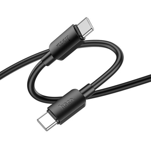 478dbfbf1ef9645ceb9be405cc5b895a Cable USB C to USB C Hoco 3A 60W 1 m X96 black