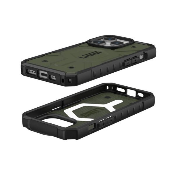 UAG Urban Armor Gear case PATHFINDER compatible with Magsafe for IPHONE 15 Pro olive