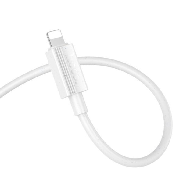 4fb0b5bfbd59c068ba29a3d6684c64d0 Cable USB C to Lightning Hoco PD 27W 1 m X107 white