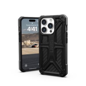 UAG Urban Armor Gear case MONARCH for IPHONE 15 Pro carbon fiber