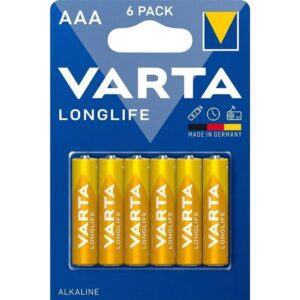 5c9aafe303ca3aa271e45a763c837db0 VARTA alkaline battery R3 (AAA) Longlife 6 pcs