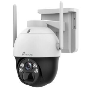 NIVIAN RETAIL outdoor solar camera NV-CAM02S-SOLAR4G 4G white