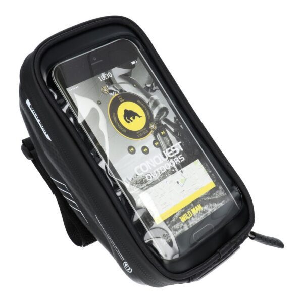 5d62462a0af588817bc0fbd2b0a02cb7 WILDMAN traveling bag for bike handlebars with zipper E1 1L ( 4 "- 7" ) black