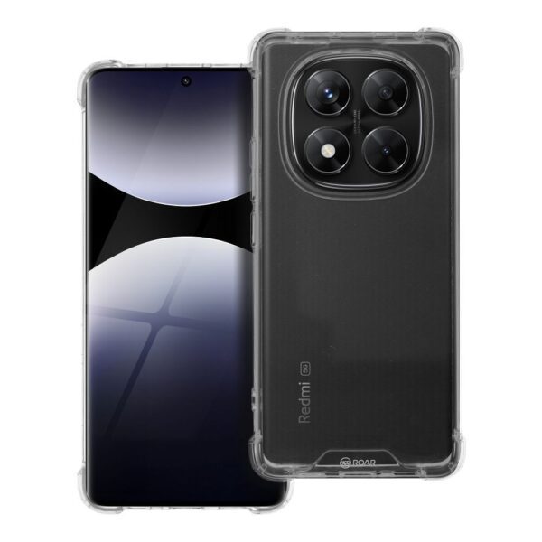 5ecbd9d13fbb6eab9bef029037c98e51 ROAR case ARMOR JELLY for XIAOMI Redmi Note 14 Pro+ 5G transparent