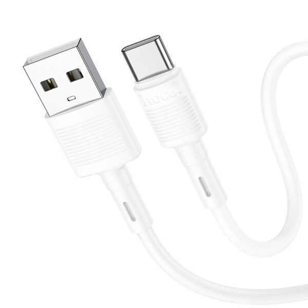 Cable USB A to USB C Hoco 3A 1 m X83 white