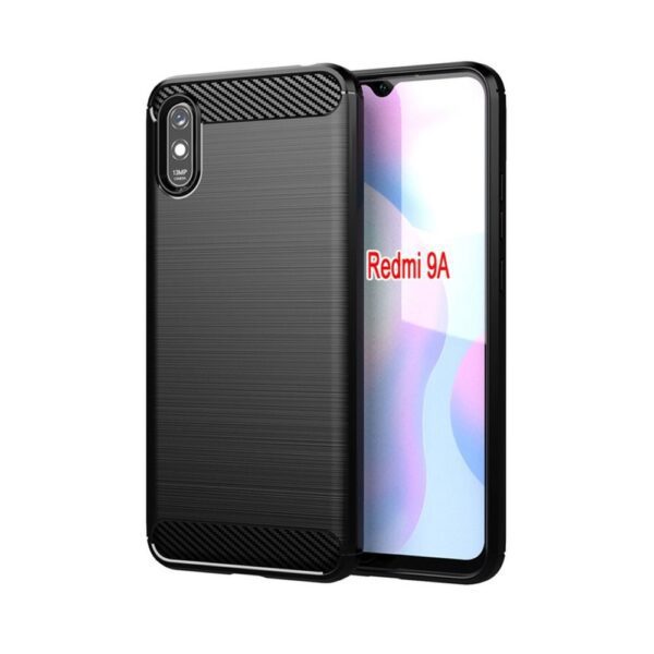 63373cf7a1f97a3cf1d7ce51717e0564 CARBON case for XIAOMI Redmi 9A / 9AT black