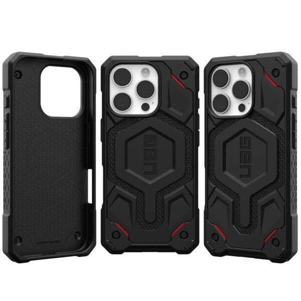64be24e5ae556444b076209c90195565 UAG Urban Armor Gear case MONARCH PRO for IPHONE 16 Pro kevlar black
