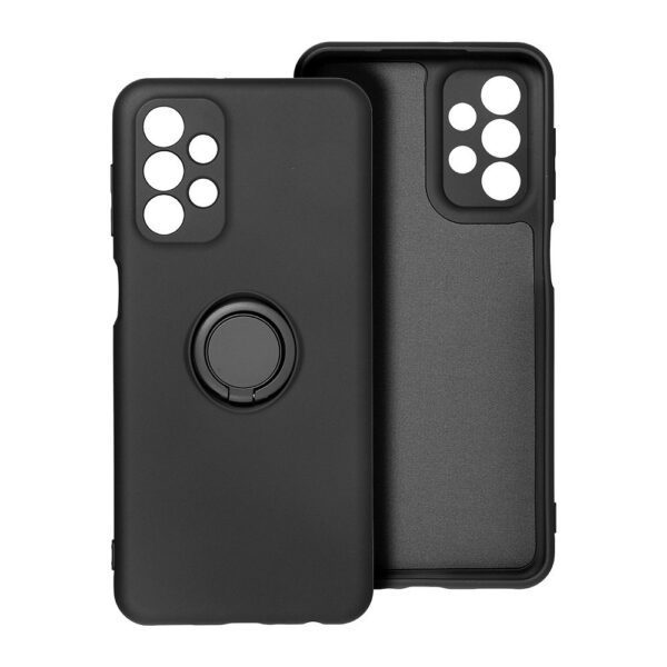 SILICONE RING case for SAMSUNG A56 5G black