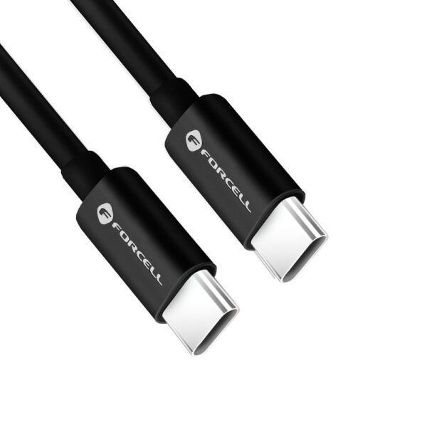 6cb49f8cac8a0d4c0946f767642b2de6 FORCELL F-ENERGY C338 cable Type C to Type C PD QC4.0 3A 60W 1,5 m black