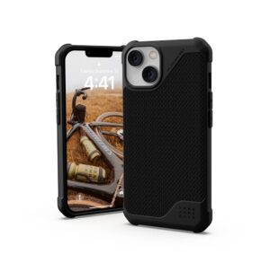 UAG Urban Armor Gear case METROPOLIS LT compatible with MagSafe for IPHONE 14 Plus kevlar black