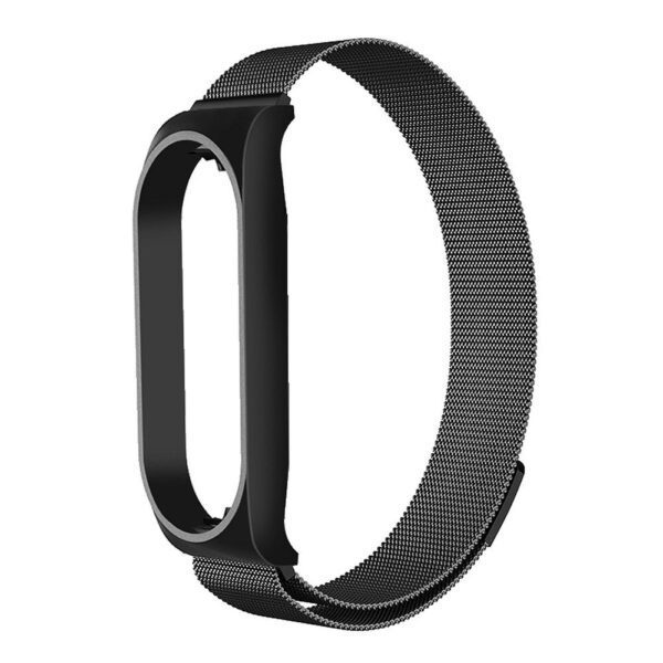 74079541385f6d88de21137fdae4e0fb Strap METAL for XIAOMI Mi Band 5 / 6 black (01)