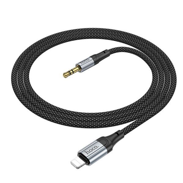 7438415d68d7256c70a3036e6826a03d Cable AUX Lightning to Jack 3,5 mm Hoco 1 m UPA26 black