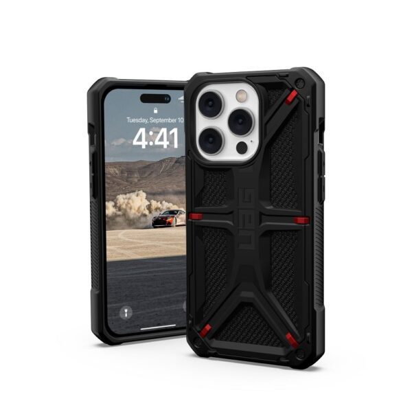 761aceeef2478feb1eac327eaba390fd UAG Urban Armor Gear case MONARCH for IPHONE 14 Pro kevlar black