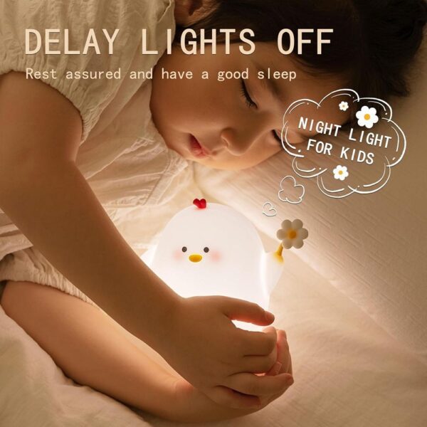 Table lamp bedside Chicken Art Deco touch style