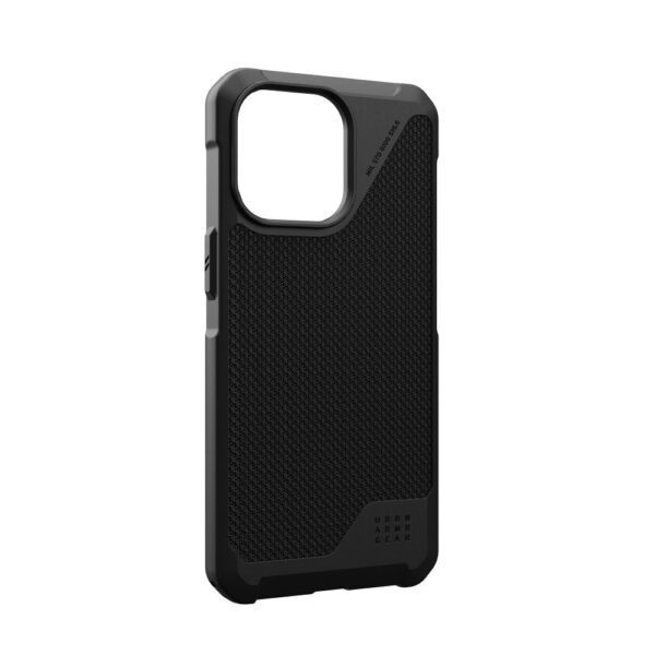 7922eaf7a3d1c082cb86257631b47644 UAG Urban Armor Gear case METROPOLIS LT compatible with MagSafe for IPHONE 15 Pro Max kevlar black