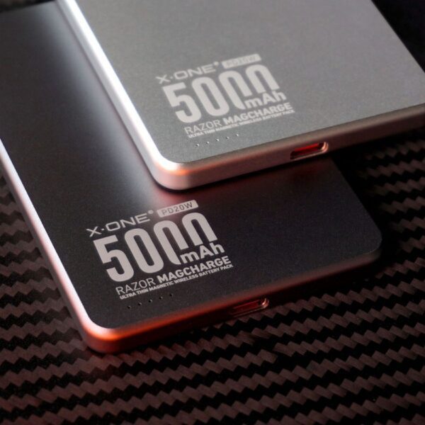 X-ONE Razor Magcharge Ultraslim (7,6mm) power bank compatible with MagSafe 5000mAh